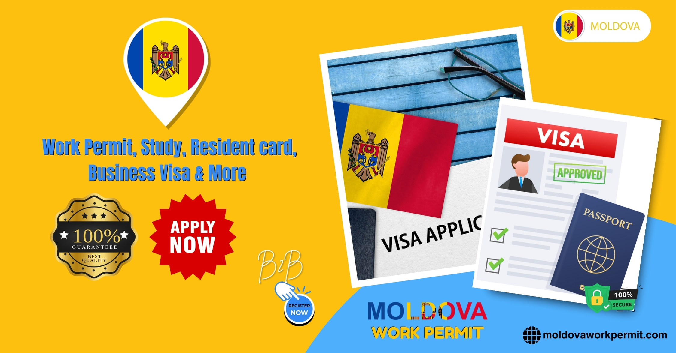How to Obtain a Moldova Work Permit Visa and Business Resident Visa from India